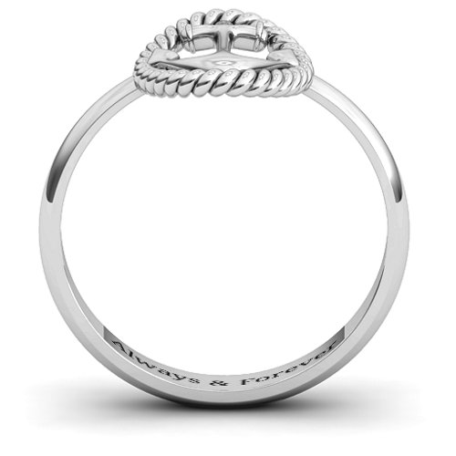 Anchor Ring – Sterling Silver