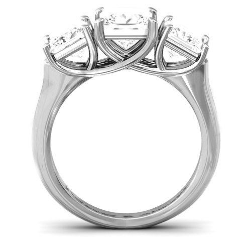 Grand Princess Ring – Sterling Silver with White Premium Zirconia