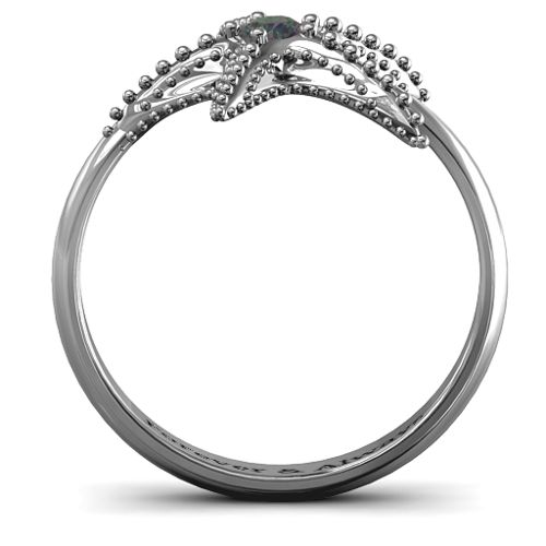 Starfish Ring – Sterling Silver with Alexandrite