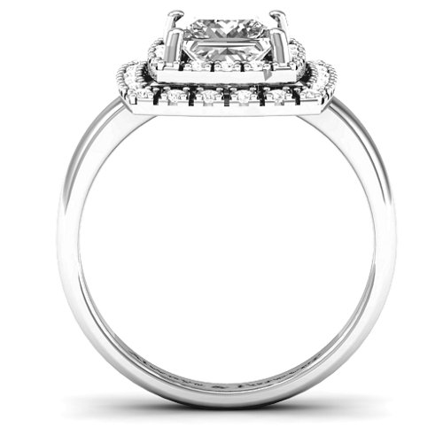 Splendid Double Halo Princess Ring