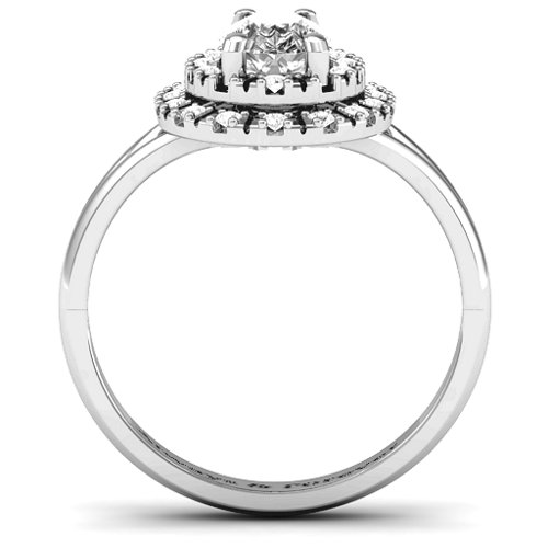 Cleopatra Double Halo Ring