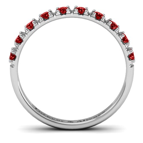 Magical Affinity Ring – Sterling Silver with Garnet