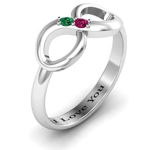 "Twosome" Infinity Ring