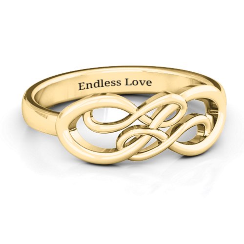 Everlasting Infinity Ring – 10K Yellow Gold