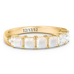 Classic 2-7 Princess Cut Ring with Accents