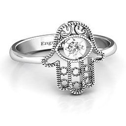 Protection Hamsa Ring