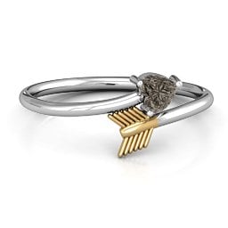 Heart & Arrow Ring