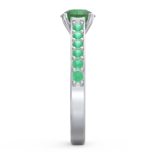 Elegant Duchess Ring with Shoulder Accents