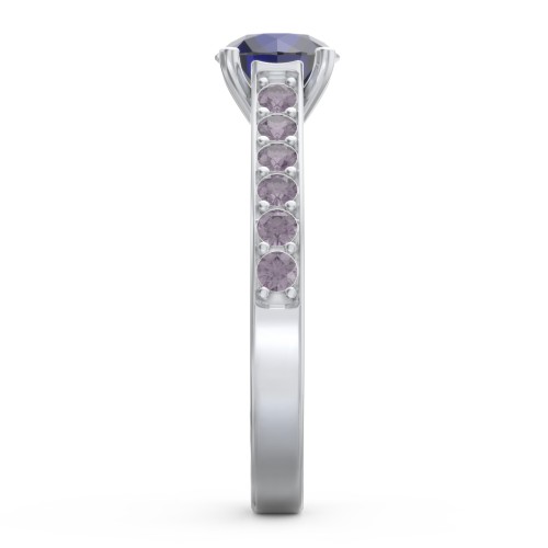 Elegant Duchess Ring with Shoulder Accents