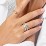 Elegant Duchess Ring with Shoulder Accents – 10K Yellow Gold with Ruby and Citrine