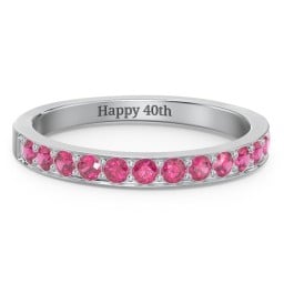 Classic Half Eternity Ring