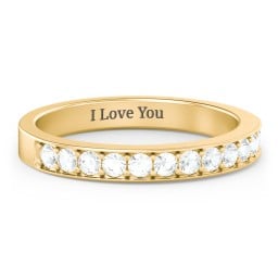 Classic Half Eternity Ring