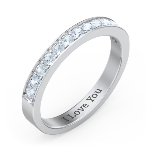 Classic Half Eternity Ring