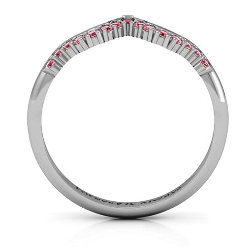 Solitaire Infinity Shadow Band