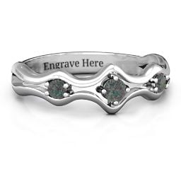 Wavy Trio Ring