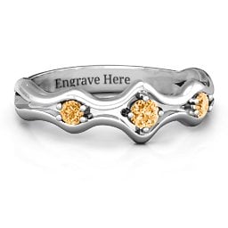 Wavy Trio Ring