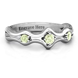 Wavy Trio Ring