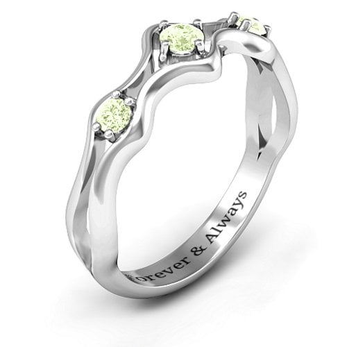 Wavy Trio Ring