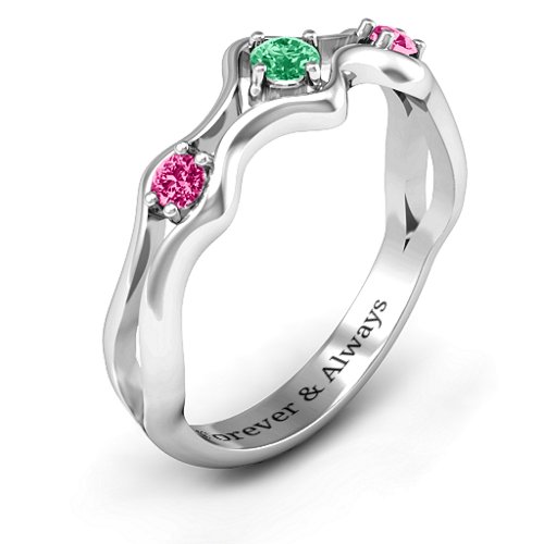 Wavy Trio Ring