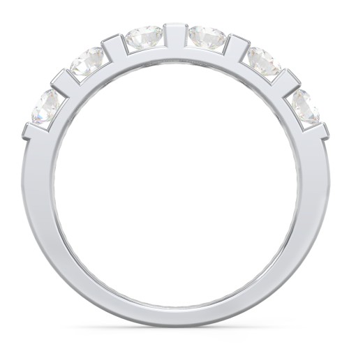 Band of Love Ring – Sterling Silver with Diamond