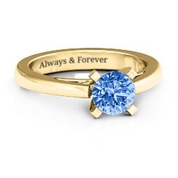 Adoration Solitaire Ring