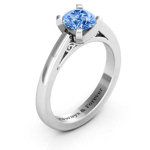 Adoration Solitaire Ring