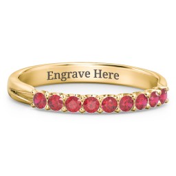 Glimmering Love Ring