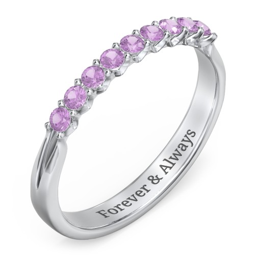Glimmering Love Ring