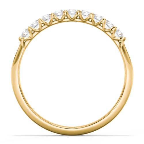 Glimmering Love Ring – 10K Yellow Gold with Diamond