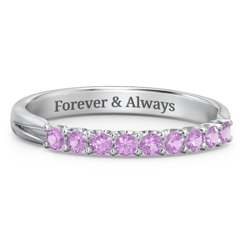 Glimmering Love Ring