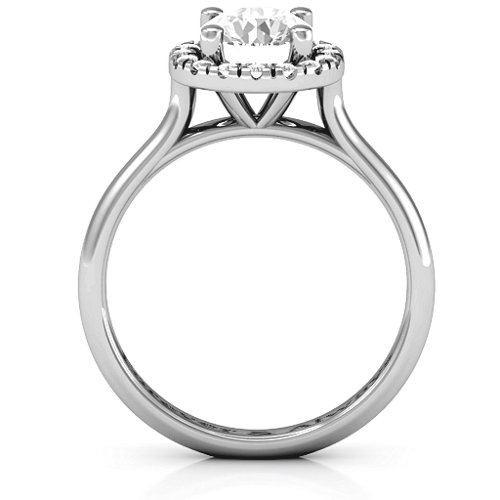 Cherish Her Ring – Sterling Silver with White Premium Zirconia