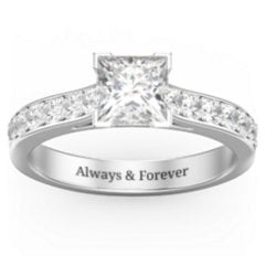 Janelle Princess Cut Ring