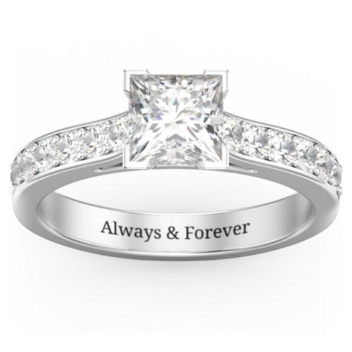 Janelle Princess Cut Ring