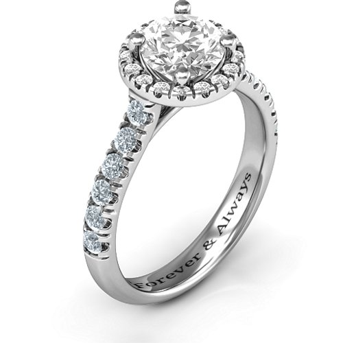 Milana Ring – Sterling Silver with White Premium Zirconia and Cubic Zirconia