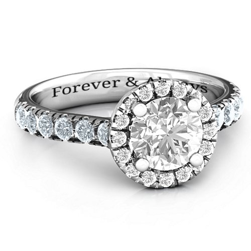 Milana Ring – Sterling Silver with White Premium Zirconia and Cubic Zirconia