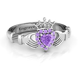 Claddagh with Halo Ring