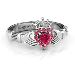 Claddagh with Halo Ring