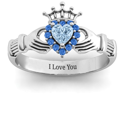 Claddagh with Halo Ring