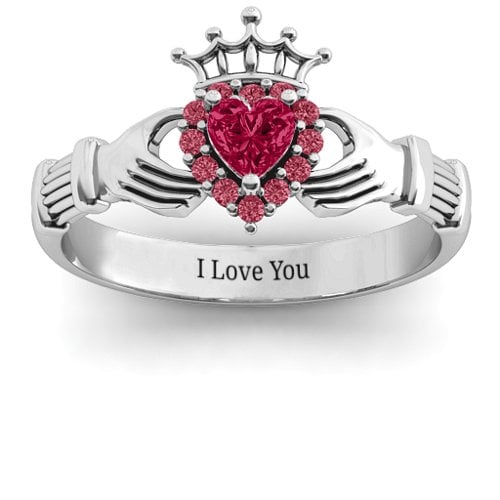 Claddagh with Halo Ring
