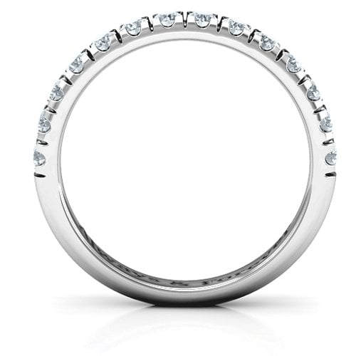 Love All Around Ring – Sterling Silver with Diamond
