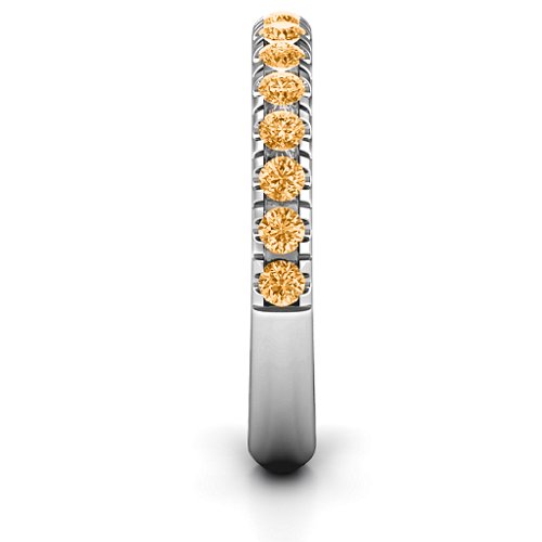 Love All Around Ring – Sterling Silver with Citrine