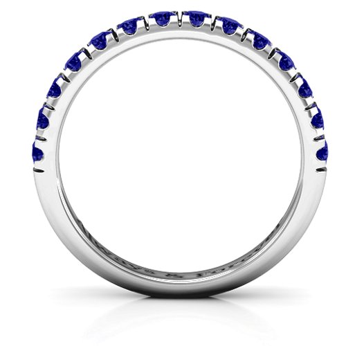 Love All Around Ring – Sterling Silver with Blue Sapphire