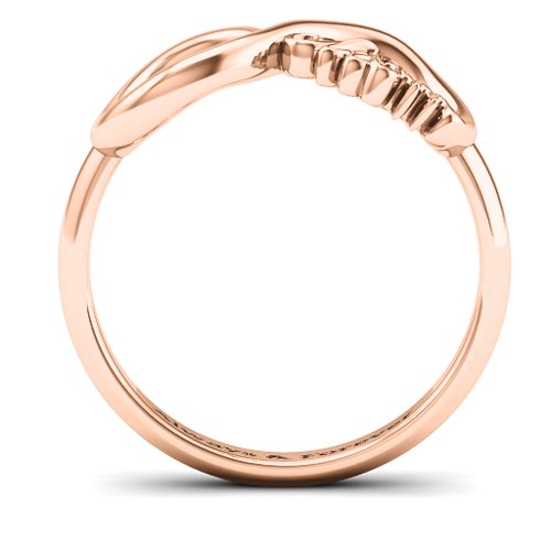 Mom's Infinite Love Ring – 10K Rose Gold