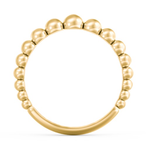 Graduated Beaded Stacking Ring