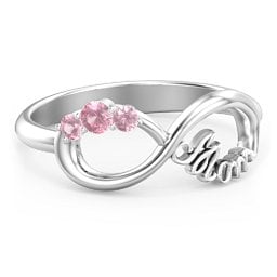 Mom's Infinite Love Ring with 2-10 Stones