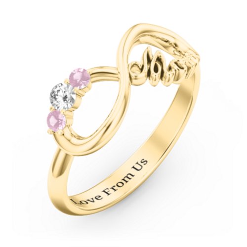 Mom's Infinite Love Ring with 2-10 Stones