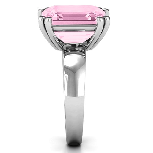 Basket Set Emerald Cut Ring