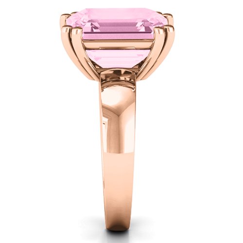 Basket Set Emerald Cut Ring