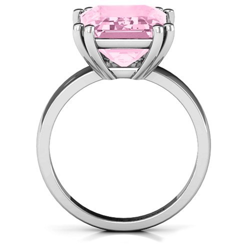 Basket Set Emerald Cut Ring