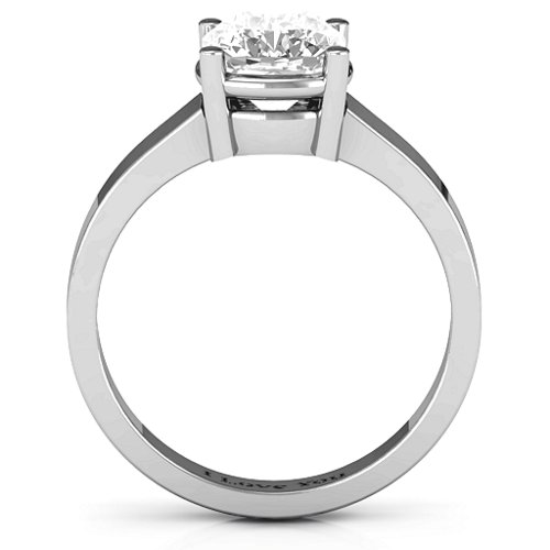 Cushion Cut Solitaire Ring